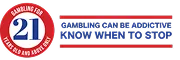 Responsible Gaming — 21+